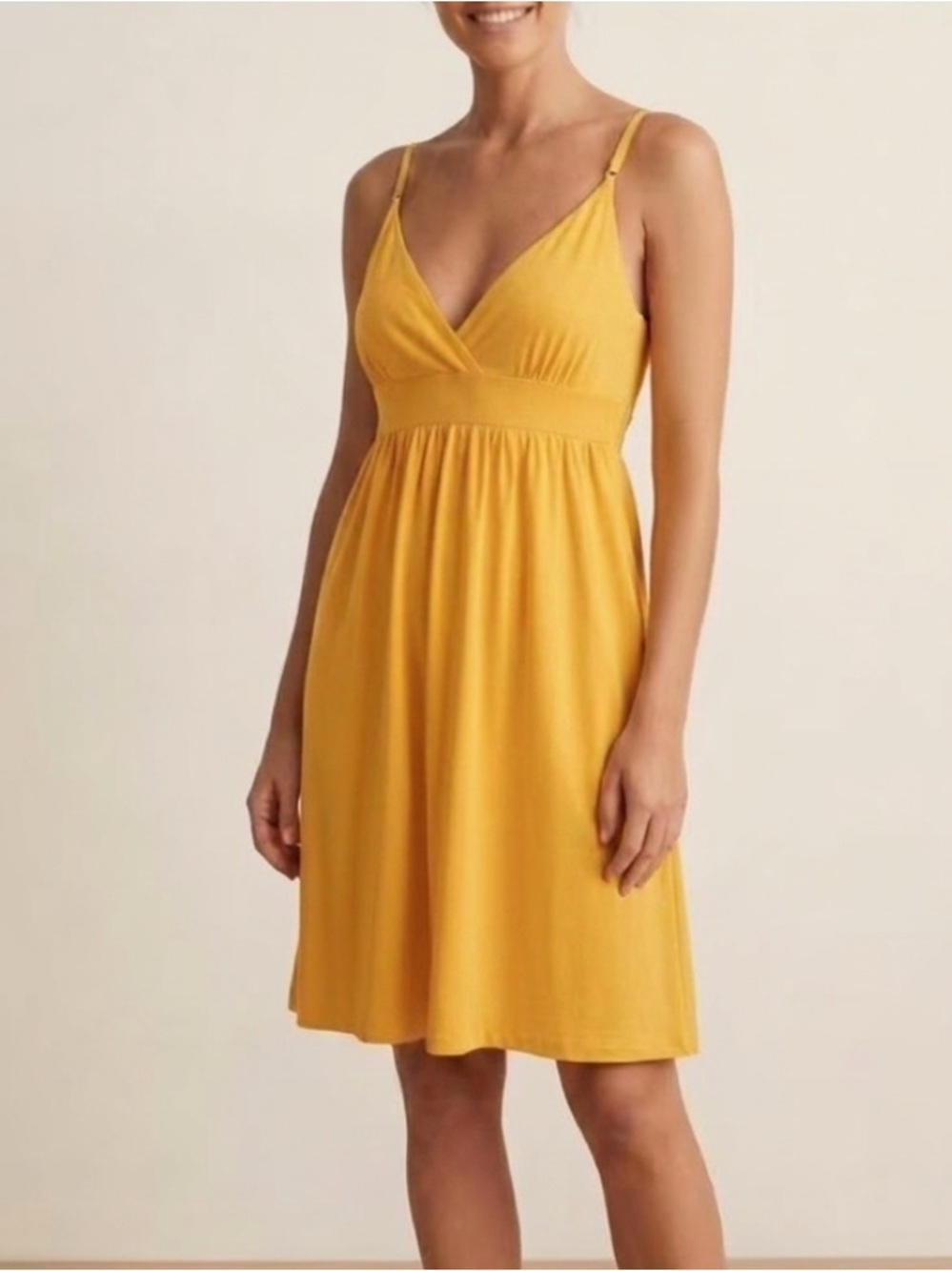 NWT James Perse Mango Supima Cotton Cami Sundress with Spaghetti Straps. Size 4